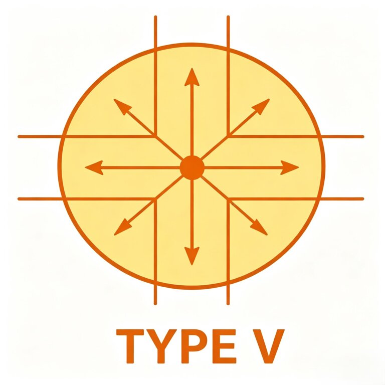 Type V light distribution